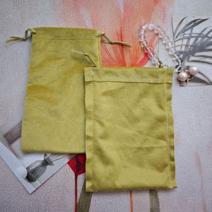 Bolsa de Joyería de Terciopelo Suave de Lujo al por Mayor, Bolsa Pequeña de Terciopelo con Cordón para Empaque de Joyas - Product Image 6