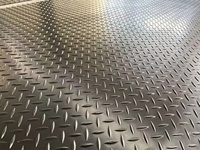 Premium Rutschfester Gummibodenbelag 3-6mm Diamantmuster Wasserdichte Gummimatten für Fitness-Studio Lager Garage Werkstatt