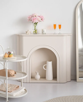 Meuble de rangement décoratif de style nordique simple, cheminée française, salon, entrée, chambre à coucher, étagères
