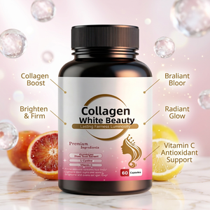 Private Label/OEM ODM Collagen White Beauty Capsules 60 Count Premium <b>Skin</b> Brightening Antioxidant Health <b>Supplement</b> <b>for</b> Women - Product Image 6