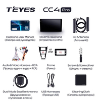 TEYES CC4 PRO para Toyota Harrier XU60 2013-2020, CarPlay, Android Auto, Radio 2DIN, Reproductor Multimedia para Auto