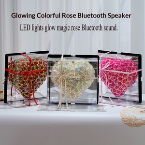 Nouveau cadeau de la Saint-Valentin Tanabata, rose symphonie, fleur immortelle, boîte cadeau miroir lumineux - Product Image 2