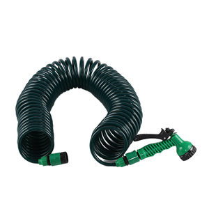 Mangueira de Jardim Espiral de Plástico EVA de Alta Qualidade 3/8 Polegadas Diâmetro Padrão BS 10 Bar Pressão Mangueiras e Carretéis de Irrigação - Product Image 2