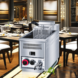 Máquina Freidora <span class=keywords><strong>de</strong></span> <span class=keywords><strong>Pollo</strong></span> y Papas Fritas Automática <span class=keywords><strong>de</strong></span> Gas Comercial 2024, Equipo <span class=keywords><strong>de</strong></span> Fabricación Profesional para Cocina, Uso en Restaurantes, en Venta - Product Image 4