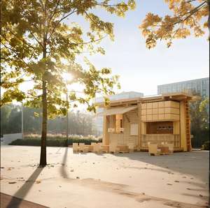 ซุ้มไม้แบบแยกส่วนทำจากเหล็กกันน้ำสำหรับร้านค้าห้องส้วมโกดังเก็บของสำหรับงานกิจกรรมในตลาดชุมชน - Product Image 6