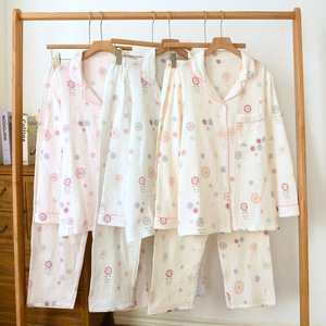 Conjunto de Pijama de Algodón 100% de Alta Calidad, Manga Larga, Cuello Camisero, Ropa de Dormir Transpirable <span class=keywords><strong>para</strong></span> Mujer, Estilo Old Money - Product Image 6