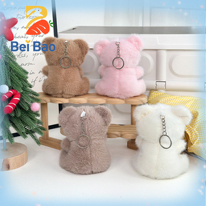 Portachiavi in <span class=keywords><strong>peluche</strong></span>: Adorabili orsetti di <span class=keywords><strong>peluche</strong></span> piccoli, mini orsetti di <span class=keywords><strong>peluche</strong></span> da 12 cm, ciondoli per borsa, vendita all'ingrosso dalla fabbrica - Product Image 2