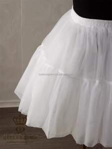 QUEENSGOWN <span class=keywords><strong>Jupon</strong></span> miniature 100% polyester sans armature en <span class=keywords><strong>tulle</strong></span> moelleux <span class=keywords><strong>blanc</strong></span> 45cm - Product Image 5