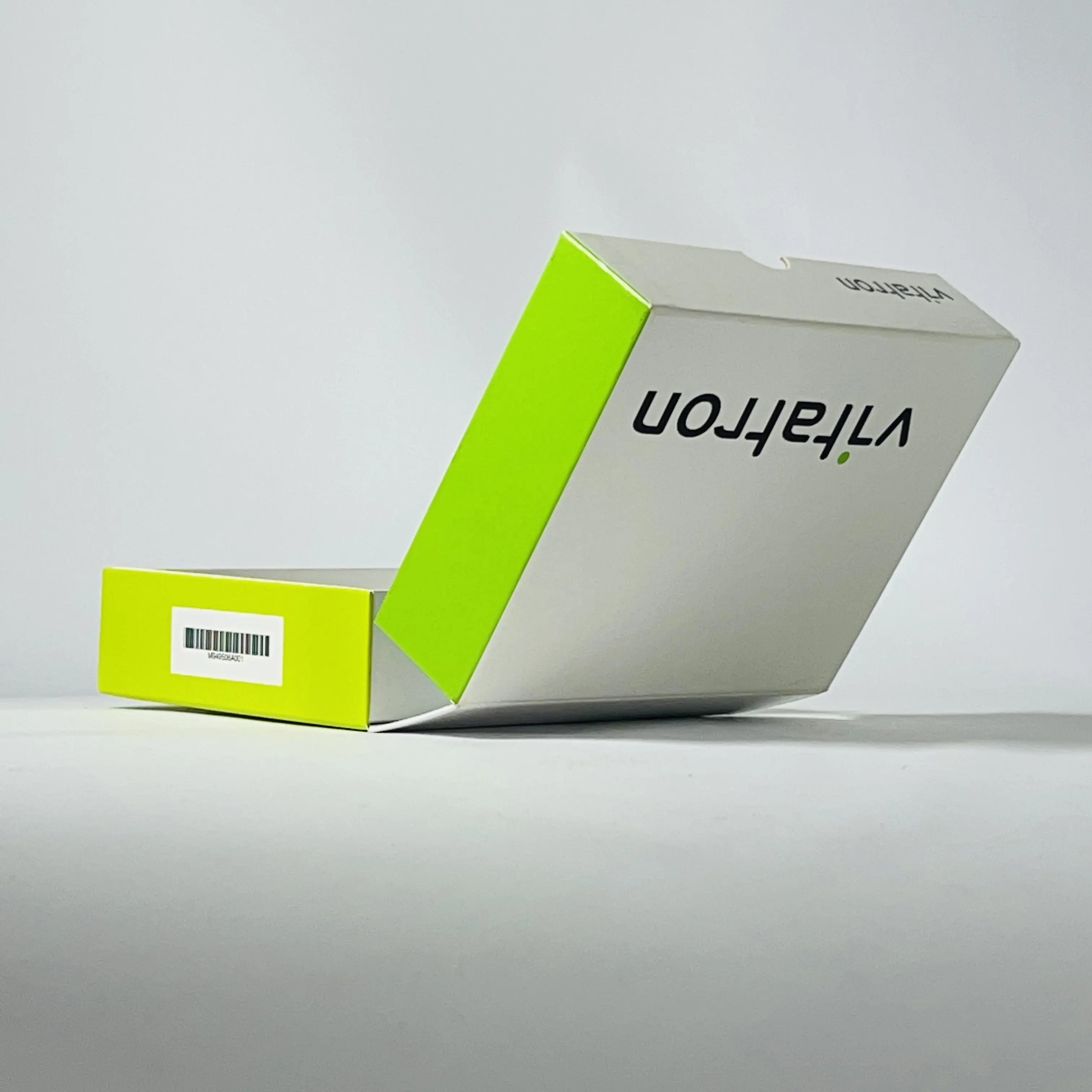 ODM Litho Printed Embalaje de productos sanitarios de larga duración Verde Reciclable Calidad de impresión Barnizado Tablero blanqueado Caja de color