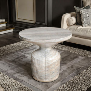 2025 nouveau Design table d'appoint en marbre de haute qualité Style moderne noir décoratif multifonctionnel écologique garantie de 10 ans - Product Image 2
