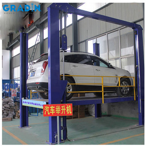 Elevador de coche de cuatro columnas, garaje subterráneo, plataforma elevadora de acero en forma de H, Riel de guía de 3 toneladas, elevador hidráulico de vapor para coche - Product Image 3