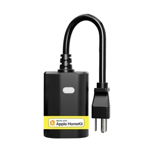 ETL FCC US Tuya IP65 Waterproof Smart Outdoor Plug Socket 15A WiFi Apple HomeKit 1outlet Alexa Google Home WIFI Smart Plug