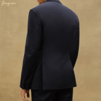 Costume 2 pièces TR pour homme lavable en machine - Grande taille personnalisable - Coupe ajustée pour affaires et mariages - Faible MOQ 1 ensemble