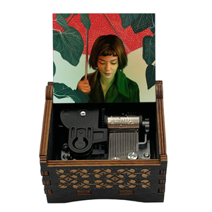 Francia <span class=keywords><strong>Amelie</strong></span> Music Box Theme La Valse D'<span class=keywords><strong>Amelie</strong></span> Musical Wind Up Regalo para niños Fans <span class=keywords><strong>de</strong></span> la película Año Nuevo Navidad - Product Image 1