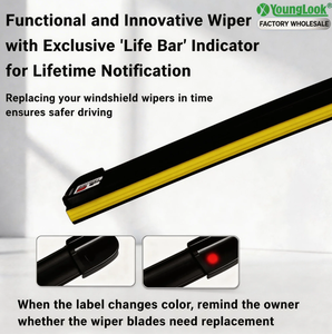 Escobillas Limpiaparabrisas Universales de Fácil Instalación con Adaptadores Incluidos, Escobillas de Goma Suave sin Estructura, Resistentes a la Temperatura - Product Image 2