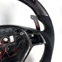 Volant en tissu sergé 3K pour Mercedes Benz W204, compatible avec les modèles C43 C63 C200 C180 C300 C250 AMG 2011-2014, livraison rapide