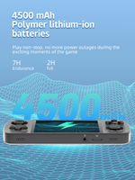 ANBERNIC-console de jeu rétro portable RG405M noir Android 4 pouces, 5GWiFi, 128 Go, avec extension de carte TF