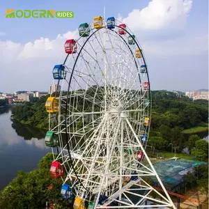 Modern Amusement Park Rides Thrill Park Rides 20m/30m/42m/50m/66m/88m/102m/120m Ferris Wheel Ride For Sale