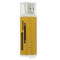 Múltiples en 1 lector de tarjetas SD USB 2,0 adaptador de tarjeta de memoria SD Microsd HC TF M2 MMC MS Pro Duo