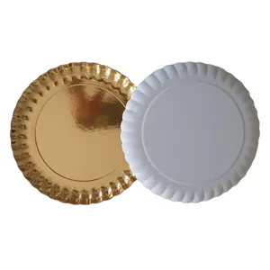 Papier personnalisé de qualité alimentaire Rectangle Or Argent <span class=keywords><strong>Rose</strong></span> Or Plateaux <span class=keywords><strong>en</strong></span> <span class=keywords><strong>carton</strong></span> pour papier alimentaire Assiettes <span class=keywords><strong>en</strong></span> papier - Product Image 2