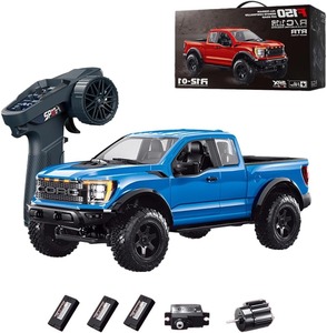 F150 랩터 1/12 4WD RTR RC 트럭 고속/저속 변속 듀얼 레이트 LED 라이트 타입-C 충전 오프로드 픽업 취미용 자동차 - Product Image 5
