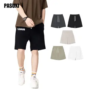 PASUXI abbigliamento uomo personalizzato 2023 estate tasca Design tinta unita pantaloncini Jogger pantaloni sportivi Casual per uomo