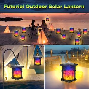 2024 New Solar Flame <b>Light</b> Mini square Pendant <b>Light</b>, Courtyard Waterproof Landscape Lawn <b>Light</b>, <b>Tree</b> Hanging <b>Light</b> Clip <b>Light</b> - Product Image 5