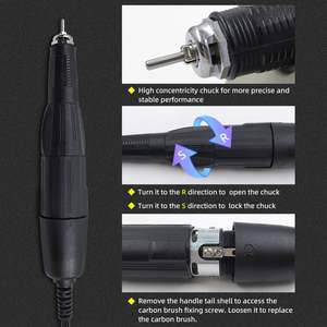 Laboratorio dentale mano maratona N3 micromotore E-TYPE lucidatura 35000 RPM odontoiatrico laboratorio dentista trapani unghie macchine utensili - Product Image 4