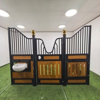 Kit économique de boxs préfabriquées pour chevaux avec structure en acier galvanisé pour une installation rapide, utilisation en extérieur et garantie de plus de 5 ans