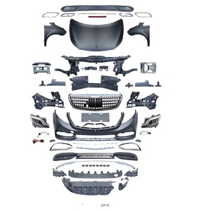 Kit de Carrocería para <span class=keywords><strong>Mercedes</strong></span> W636 W639 <span class=keywords><strong>Viano</strong></span> 2006-2015, Facelift a W447 <span class=keywords><strong>Vito</strong></span> Metris Estilo MBH, Parachoques de Coche con Faro y Piloto Trasero - Product Image 1