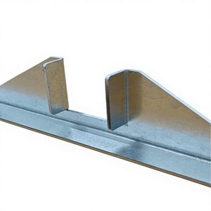 Carbon Steel Heavy Duty Mounting Support Bracket <b>Metal</b> Rail Holder Industrial <b>Frame</b> Fixing Hardware Part Stamping Punching - Product Image 1
