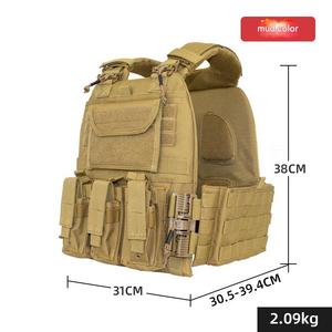 بيع بالجملة سترة تكتيكية واقية في الهواء الطلق لوحة البوليستر الناقل للاستخدام الأمني - Product Image 4