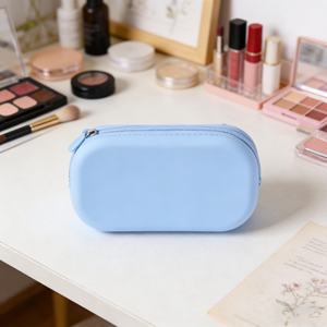 Bolsas de Almacenamiento de Silicona Suave Personalizadas de Alta Calidad, Mini Bolsa de Cosméticos de Viaje para Uso Diario, Venta al Por Mayor - Product Image 3