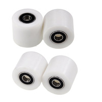 Roulette de guidage POM personnalisée OEM à double roulement, diamètre intérieur 4mm 5mm 6mm 8mm 10mm, pour quincaillerie de fenêtres et portes - Fournisseur