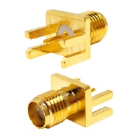 Connecteur coaxial RF SMA femelle pour montage sur panneau de bord de circuit imprimé 1,7 mm pour applications RF