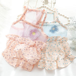 Vestiti per cani-vestito da principessa per gatti sottile primavera/estate all'ingrosso, gilet e bretelle per cani di piccola taglia-abbigliamento per animali domestici Teddy - Product Image 1