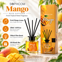 Diffuseur de parfum d'ambiance pour chambre à coucher, bouteille en verre, bâtonnets en fibre, décor aromatique, fournisseur en gros, emballage cadeau, export