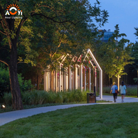 Túnel de Luces LED con Cortina de Cuentas de Colores - IP67 Impermeable, PVC, para Exteriores, Navidad y Halloween, para Parques y Plazas