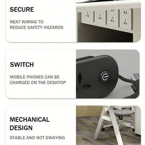 Современный дизайн, качественный двухсторонний офисный стол стандартного размера, офисный компьютерный Рабочий стол для <span class=keywords><strong>2</strong></span> человек - Product Image 5