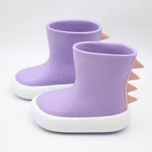 Children Soft Colorful EVA Rain Boot Waterproof Shoes For Kids Custom Rain Boots