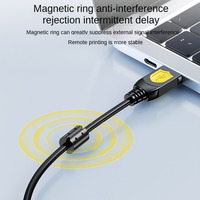 Cable USB 2.0 de Alta Calidad Tipo A a Tipo B, Transferencia de Datos de Alta Velocidad de 480 Mbps para Impresora, Máquina de Fax, etc.