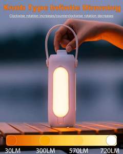 Foldable Portable Camping Lantern <b>Rechargeable</b> <b>LED</b> <b>Light</b> 10000mAh Power Bank Waterproof Emergency Flashlight Outdoor - Product Image 4