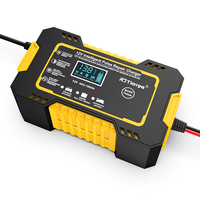 Chargeur de batterie de voiture intelligent de moto 12V6A, vente en gros directe d'usine