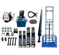 Roues de guidage pour plateforme élévatrice de fret 1M 3T, accessoires de poulie, rails en acier profilé H, I, et en U, 0.5M 0.75M