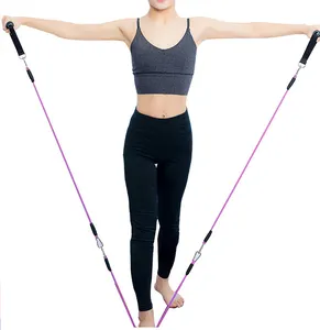 arm pedal exerciser vrouwen Suppliers-Groothandel Elastische Yoga Pull Up Touwen Sport Vrouwen Body Fitness Pull Touwen