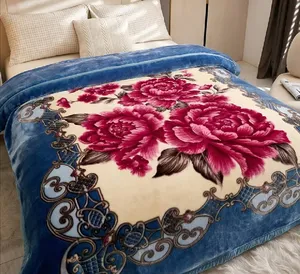 Одеяло из норки с двойным игроком, корейское одеяло, 2 слоя