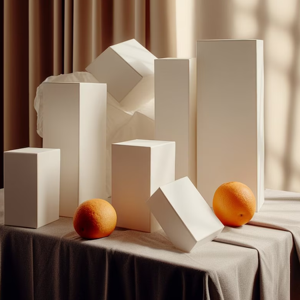Soporte alto de pedestal de acrílico transparente, gran cubo de exhibición de acrílico transparente de 5 lados, <span class=keywords><strong>torre</strong></span> de flores hueca de zócalo de exhibición de acrílico - Product Image 3