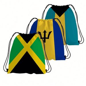 Lightweight Country Football Soccer Ball Kids <b>String</b> Backpack Custom Flag Drawstring Bag for Events Travel Sports Game - Product Image 6