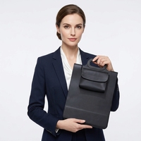 Nouvelle Housse de Protection Intelligente en Cuir pour Tablette avec Chargeur Sans Fil Rapide 15W, Tapis de Souris et Support pour Ordinateur Portable 14/16 pouces pour Bureau et Domicile
