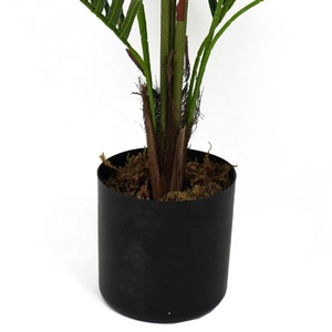 Oh Arts Fabricante Venta directa Moda Interior Árboles artificiales Hawaii Palmera 120 cm en Black Pot Green para Home Hotel - Product Image 5